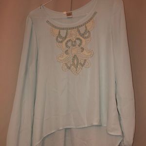 Light Blue Blouse